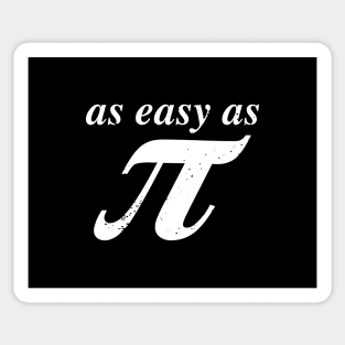 As Easy As Pi Design Sticker